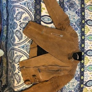 Celine leather moto jacket